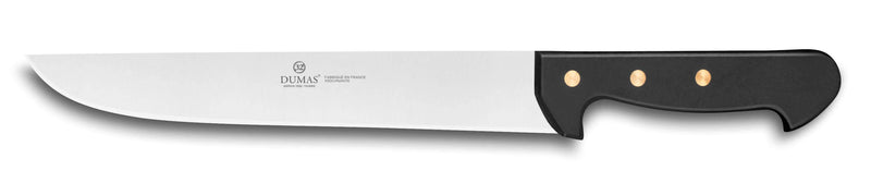 Couteau de boucher 32 Dumas Affil inox 25cm manche 3 rivets