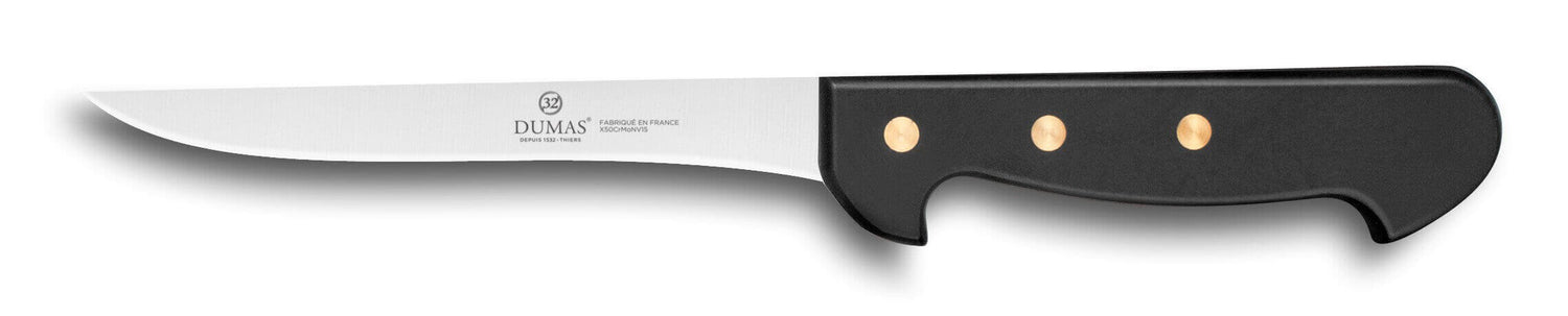 Couteau à désosser 32 Dumas Affil inox 15cm manche 3 rivets