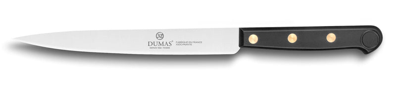 Couteau filet de sole 32 Dumas Affil inox 18cm manche 3 rivets