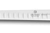 Couteau à saumon/jambon lame souple alvéolée 32 Dumas Affil 30cm manche 2 rivets