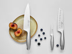 Couteau santoku Sabatier Fuso Nitro+ lame alvéolée Sandvik 18cm tout inox
