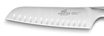 Couteau santoku Sabatier Fuso Nitro+ lame alvéolée Sandvik 18cm tout inox