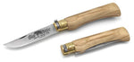 Couteau artisanal Old Bear XL lame inox 10cm manche olivier avec virole