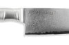 Couteau santoku japonais Tamahagane Bamboo Kyoto lame 17.5cm acier Damas VG5