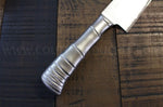 Couteau santoku japonais Tamahagane Bamboo Kyoto lame 17.5cm acier Damas VG5