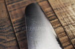 Couteau santoku japonais Tamahagane Bamboo Kyoto lame 17.5cm acier Damas VG5