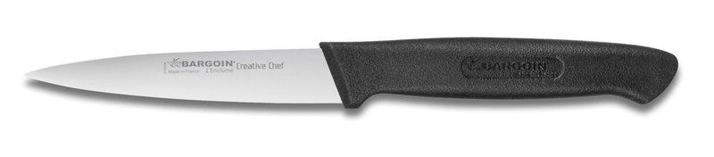 Couteau d'office Bargoin Creative Chef 10cm manche surmoulé noir