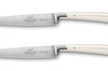 Coffret 2 couteaux à steak Sabatier Edonist Perle forgé 12cm fabrication française