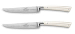 Coffret 2 couteaux à steak Sabatier Edonist Perle forgé 12cm fabrication française