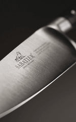 Coffret 2 couteaux à steak Sabatier Edonist Perle forgé 12cm fabrication française
