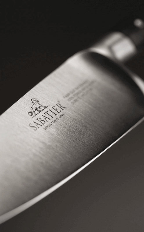 Coffret 2 couteaux à steak Sabatier Edonist Perle forgé 12cm fabrication française