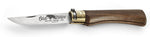 Couteau artisanal Old Bear XL lame inox 10cm manche noyer avec virole