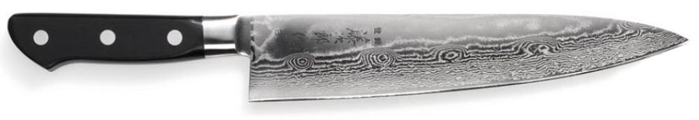 Couteau de chef Gyuto japonais Tojiro Damascus Pro 24cm acier SGPS haut de gamme
