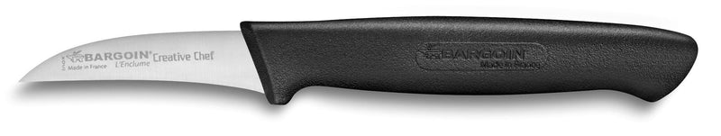 Couteau bec d'oiseau Bargoin Creative Chef 6cm manche surmoulé noir