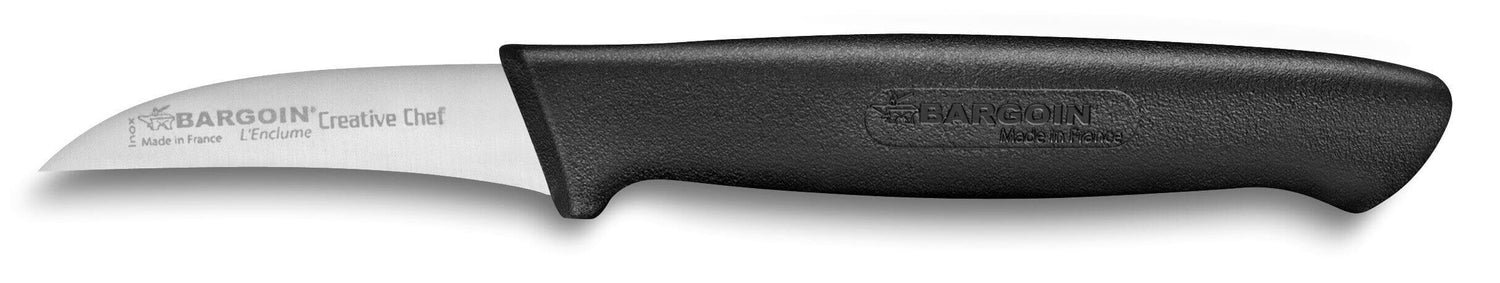 Couteau bec d'oiseau Bargoin Creative Chef 6cm manche surmoulé noir