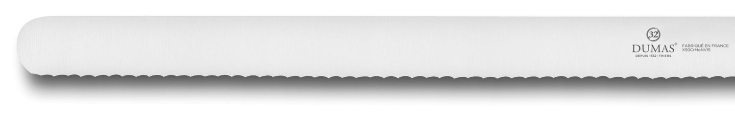 Couteau à génoise 32 Dumas Affil inox 40cm manche 3 rivets