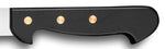 Couteau à pâté en croûte 32 Dumas Affil inox 27cm microdenté manche 3 rivets