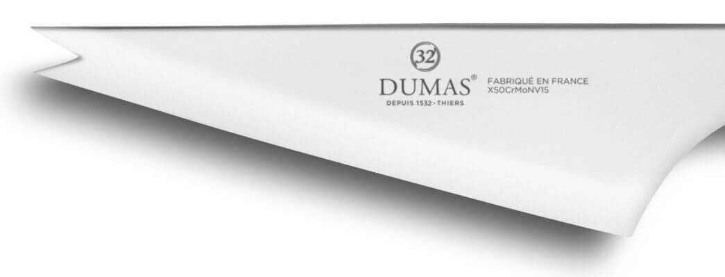 Couteau à fromage 2 dents 32 Dumas Affil inox 13cm manche 2 rivets