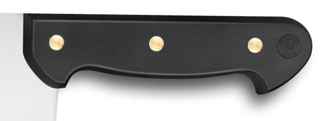 Couteau à fromage 1 main 3 rivets 32 Dumas Affil noir 28cm
