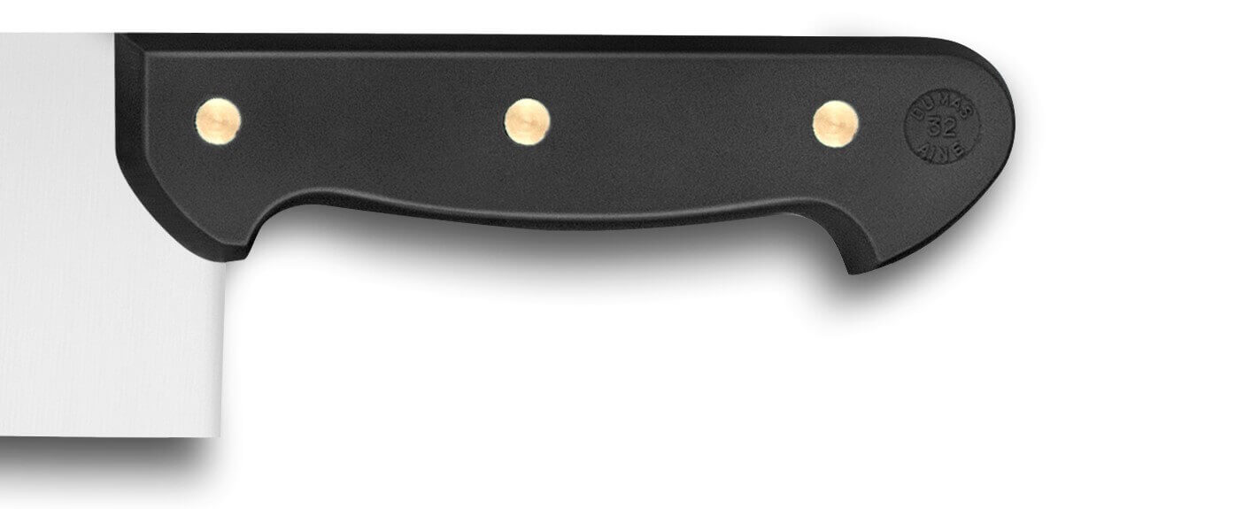 Couteau à fromage 2 manches rivetés 32 Dumas Affil noir 40cm