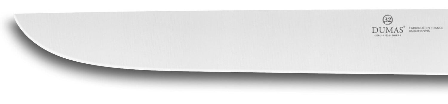 Couteau de boucher 32 Dumas Affil inox 28cm manche 3 rivets