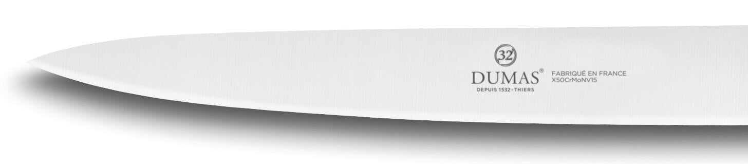Couteau à dénerver 32 Dumas Affil inox 20cm manche 3 rivets lame souple