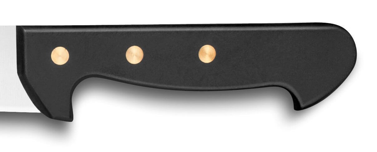 Couteau de boucher alvéolé 32 Dumas Affil inox 23cm manche 3 rivets