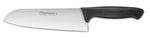Couteau Santoku Bargoin Creative Chef 18cm manche surmoulé noir