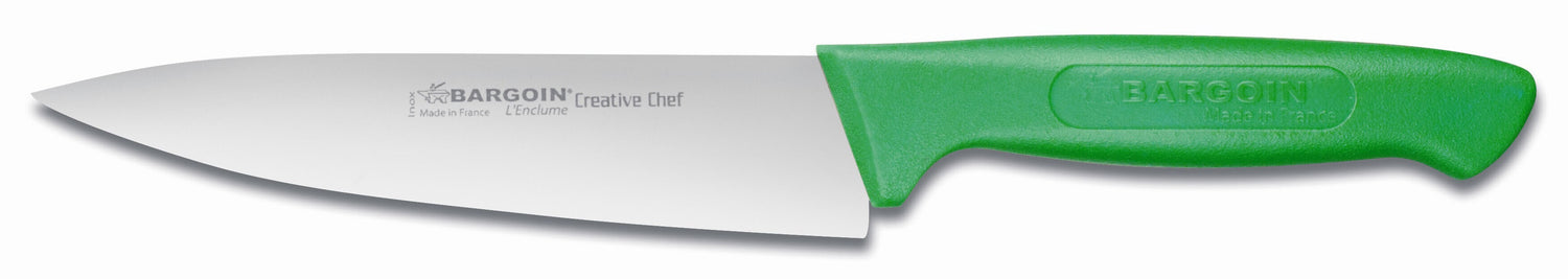 Couteau de chef Bargoin Creative Chef 15cm manche surmoulé vert