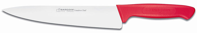 Couteau de chef Bargoin Creative Chef 20cm manche surmoulé rouge