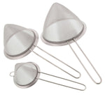 Set de 3 passoires chinois Pradel Excellence acier inox diamètre 8-12-16cm