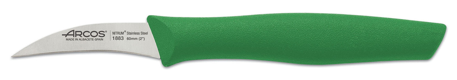 Set 3 couteaux à légumes Arcos Nova lames acier NITRUM manche vert
