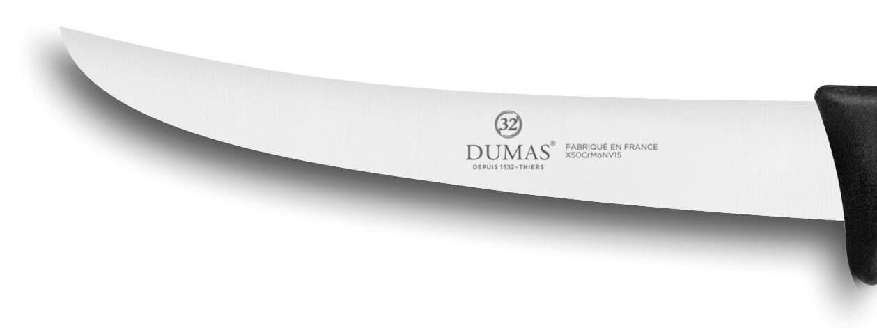 Couteau à désosser 32 Dumas Thermo Black lame renversée 15cm