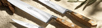 Couteau de chef SABATIER Provençao 100% forgé 15cm manche olivier