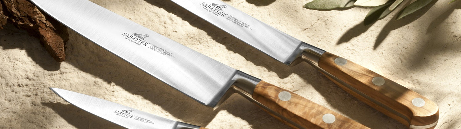 Couteau à pain SABATIER Provençao 100% forgé 20cm en olivier