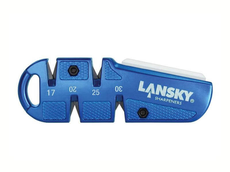 Aiguiseur de poche Quadsharp Lansky 4 angles + pierre céramique