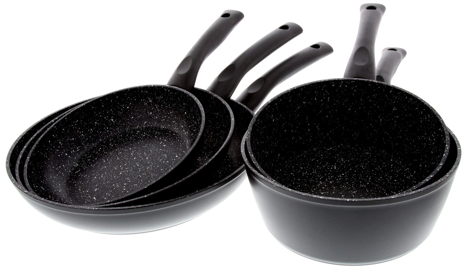 Batterie de cuisine aluminium forgé Pradel Excellence 5 pièces tous feux/ induction