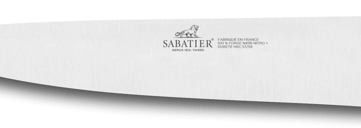 Couteau filet de sole flexible Sabatier Toque blanche 100% forgé 20cm