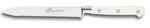 Couteau universel Sabatier Toque blanche 100% forgé denté 12cm