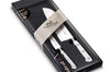 Coffret 2 couteaux Sabatier Toque blanche 100% forgé office + santoku