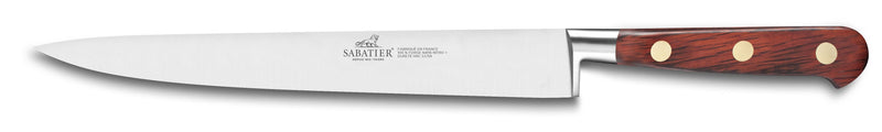 Couteau tranchelard SABATIER Saveur 100% forgé 25cm rivets laiton