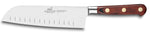 Couteau Santoku SABATIER Saveur alvéolé 100% forgé 18cm rivets laiton