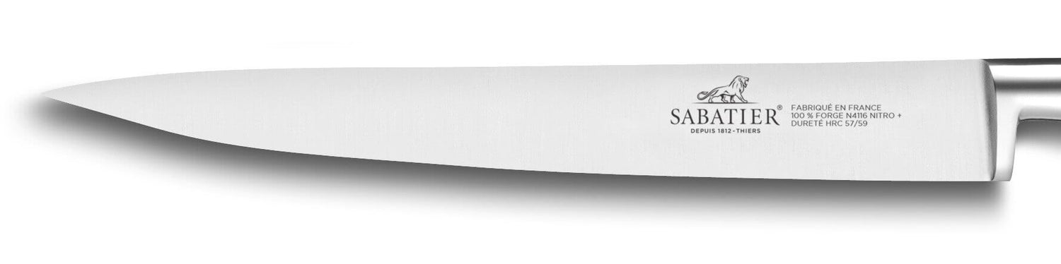 Couteau filet de sole SABATIER Idéal Inox forgé rivets laiton flexible 20cm