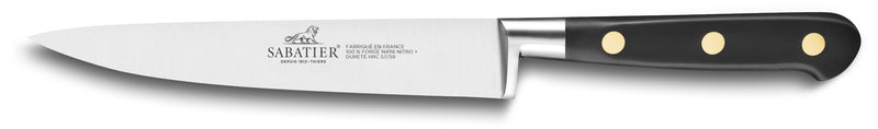 Couteau filet de sole SABATIER Idéal Inox forgé rivets laiton flexible 15cm