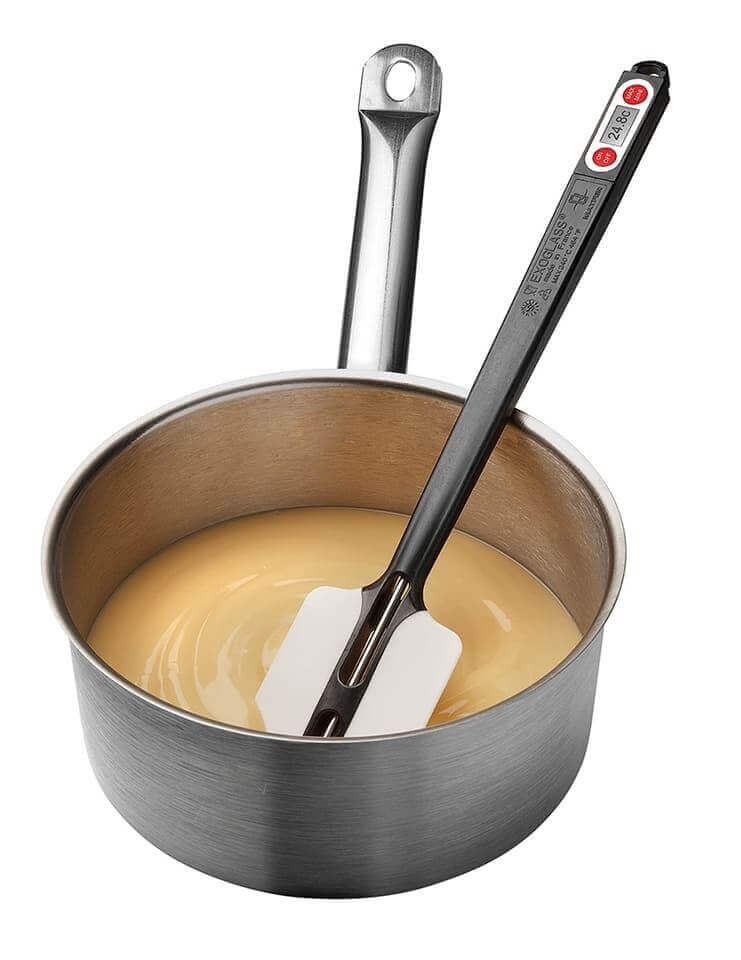 Spatule thermomètre Matfer Elvéo 38.5cm en silicone -20° à +200°C
