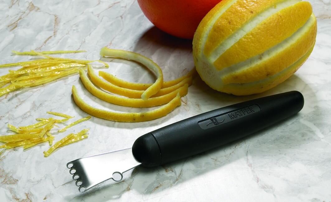 Canneleur zesteur professionnel Matfer 15cm acier inox manche PP