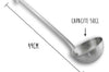 Louche acier inox 18/10 monobloc professionnelle 49cm capacité 50cl Matfer