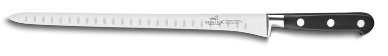 Couteau à saumon SABATIER Idéal Inox 100% forgé lame alvéolée 30cm