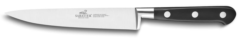 Couteau filet de sole SABATIER Idéal Inox 100% forgé lame flexible 15cm