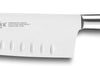 Couteau santoku SABATIER Idéal Inox 100% forgé lame alvéolée 18cm